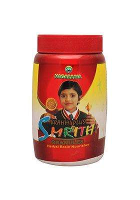 Nagarjuna Brahmi Plus Smrithi Granules Herbal Brain Nourisher | Natural Herbal Care