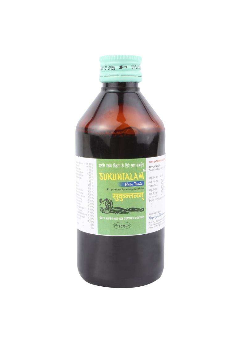 Nagarjuna Nagarjun Sukuntalam Tailam Oil (200 ml) | Authentic Ayurvedic Formula - Indya