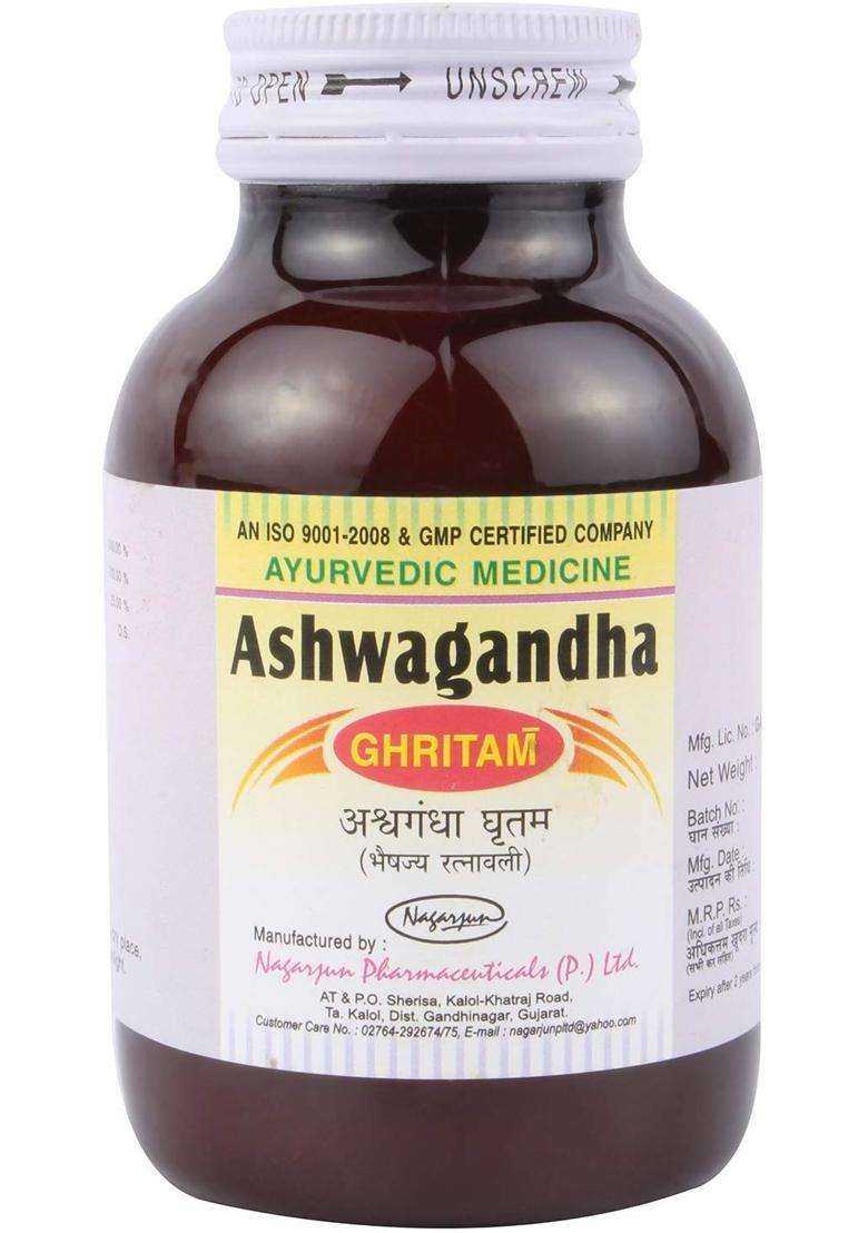 Nagarjuna Nagarjun Ashwgandha Ghritam 100 g (Pack of 2) | Authentic Ayurvedic Formula - Indya