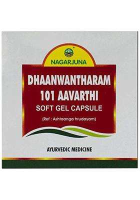 Nagarjuna Dhaanwantharam 101 Avarthi, Soft Gel Capsule, 100 count