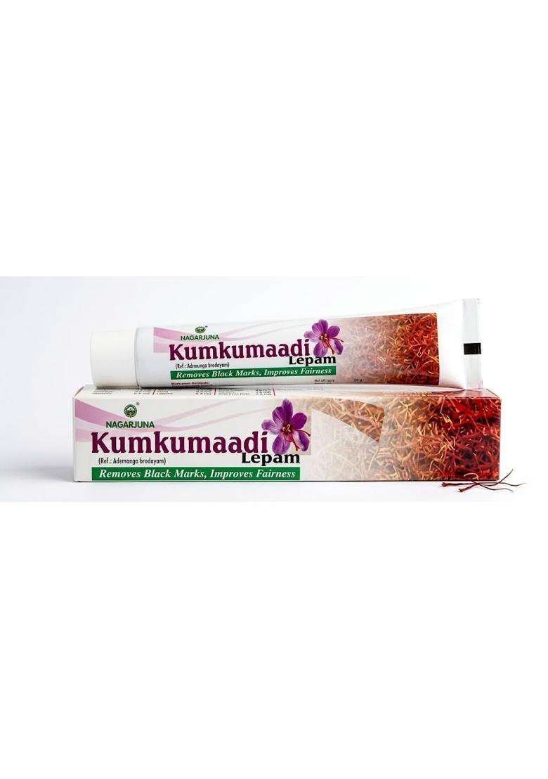 Nagarjuna Kumkumadi Lepam Face Wash, Herbal Ayurvedic Facial Cleanser for Daily Cleansing, Fresh and Revitalized Skin 10 ML - Indya