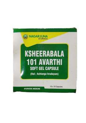 Nagarjuna Kerala Ksheerabala 101 Avarthi 100 Tab (Pack of 4)