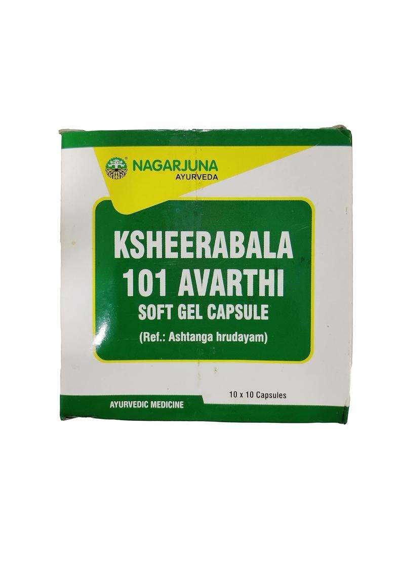 Nagarjuna Kerala Ksheerabala 101 Avarthi 100 Tab (Pack of 4) - Indya