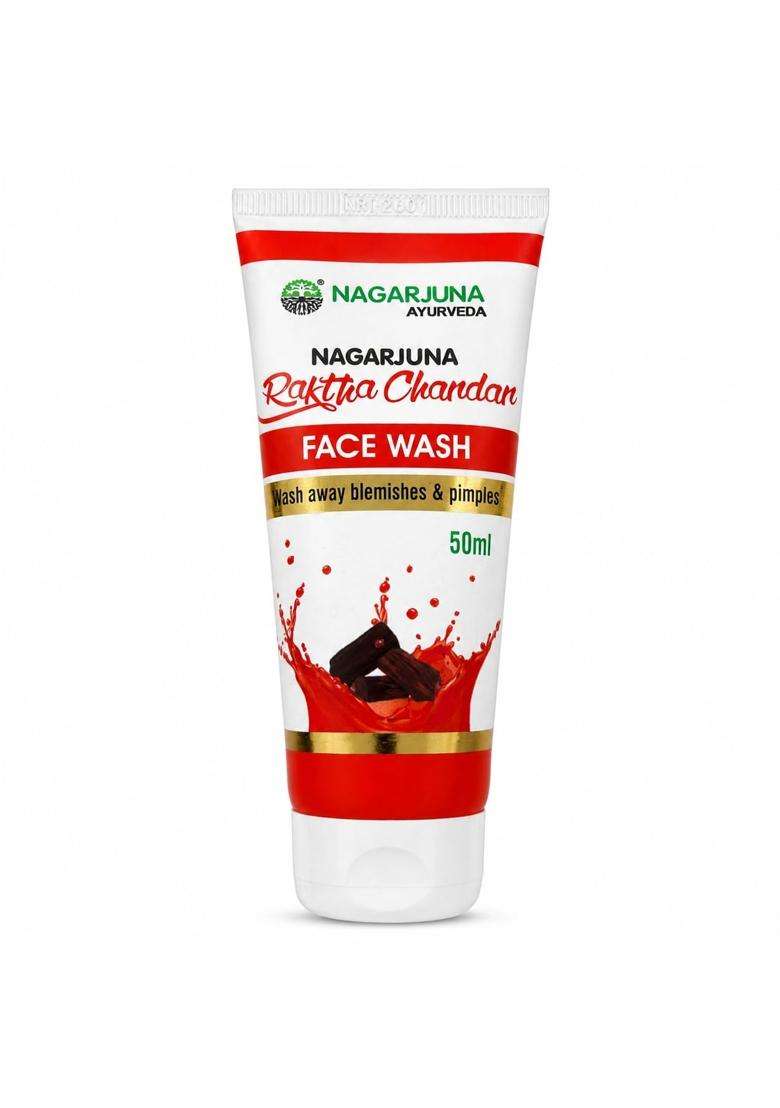 Nagarjuna Rakthachandanam Face Wash 50 ml (Pack of 2) - Indya