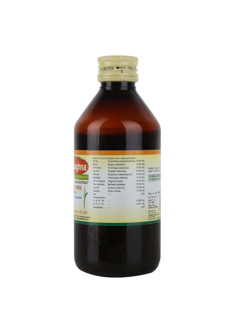 Nagarjuna Nagarjun arshogna kashay 200 ml with Free Pachak Methi | Authentic Ayurvedic Formula - Indya