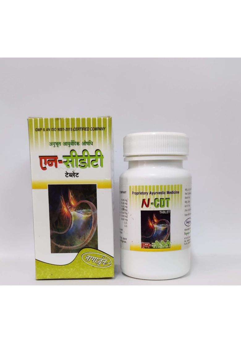 Nagarjuna N-CDT Tablet for acidity, indegation problem Each of 60tab. (Pack of 2) - Indya