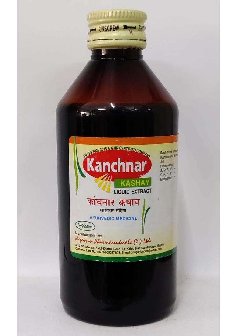 Nagarjuna Kanchnar Kashay Nagarjun 600 ml (Pack of 3) | Authentic Ayurvedic Formula - Indya