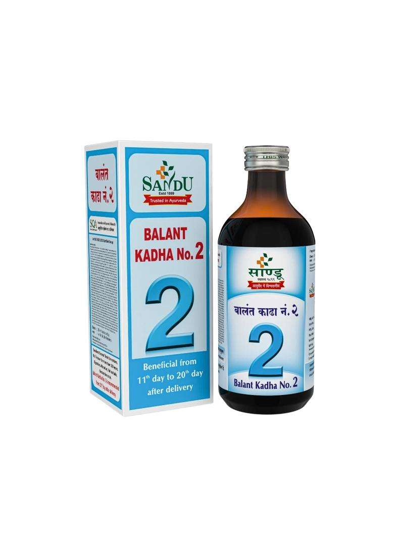 Sandu Pharmaceuticals Ltd Sandu Balant Kadha No. 2 200 ml,Drop. | Authentic Traditional Formula - Indya