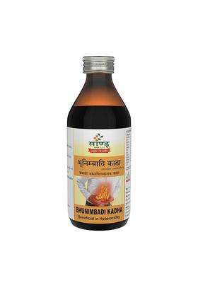 Sandu Bhunimbadi Kadha 200 ml | Authentic Traditional Formula | Basic Ayurvedic Remedy for Hyperacidity (200 ml)
