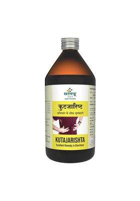 Sandu Kutajarishta 450 ml | Authentic Traditional Formula | Best Ayurvedic Medicine for Diarrhoea, Dysentery & IBS