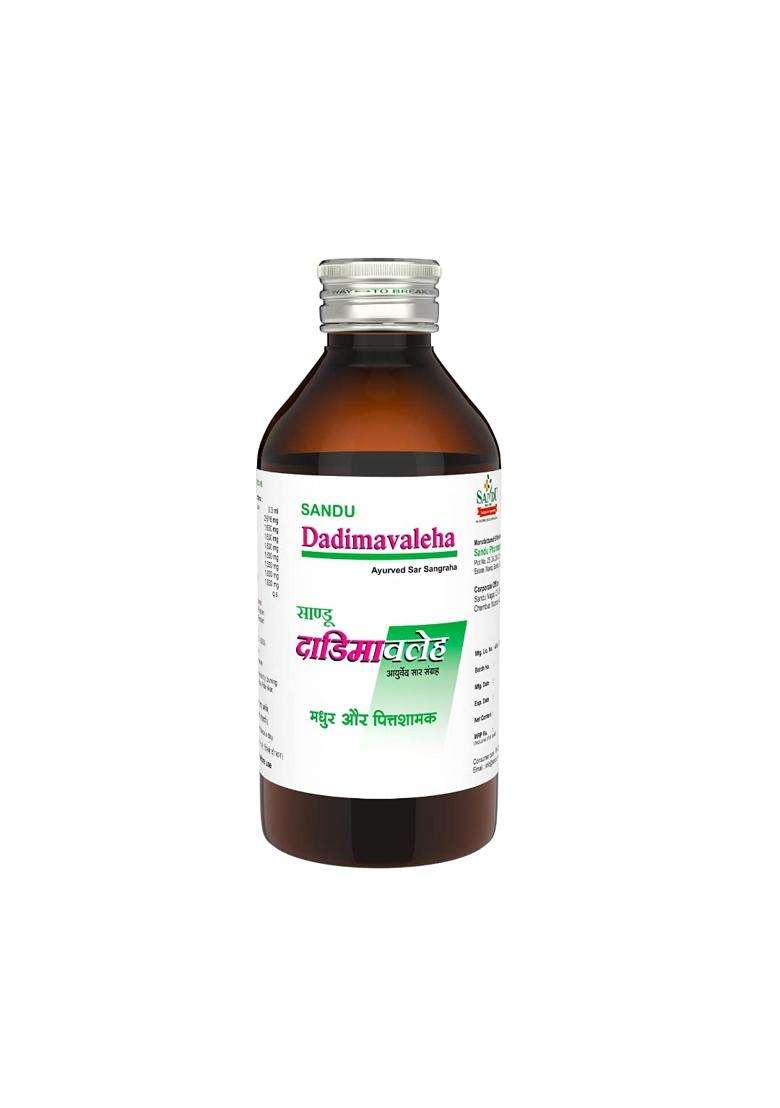 Sandu Dadimavaleha 200 ml | Tasty Formula to Improve Hemoglobin and Appetite | Prevents Morning Sickness (200 ml) - Indya