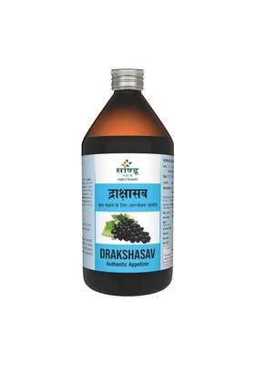 Sandu Drakshasav (450 ml) | Authentic Ayurvedic Formula | Effective & Tasty Tonic for Indigestion | Improve Digestion | Increases Appetite
