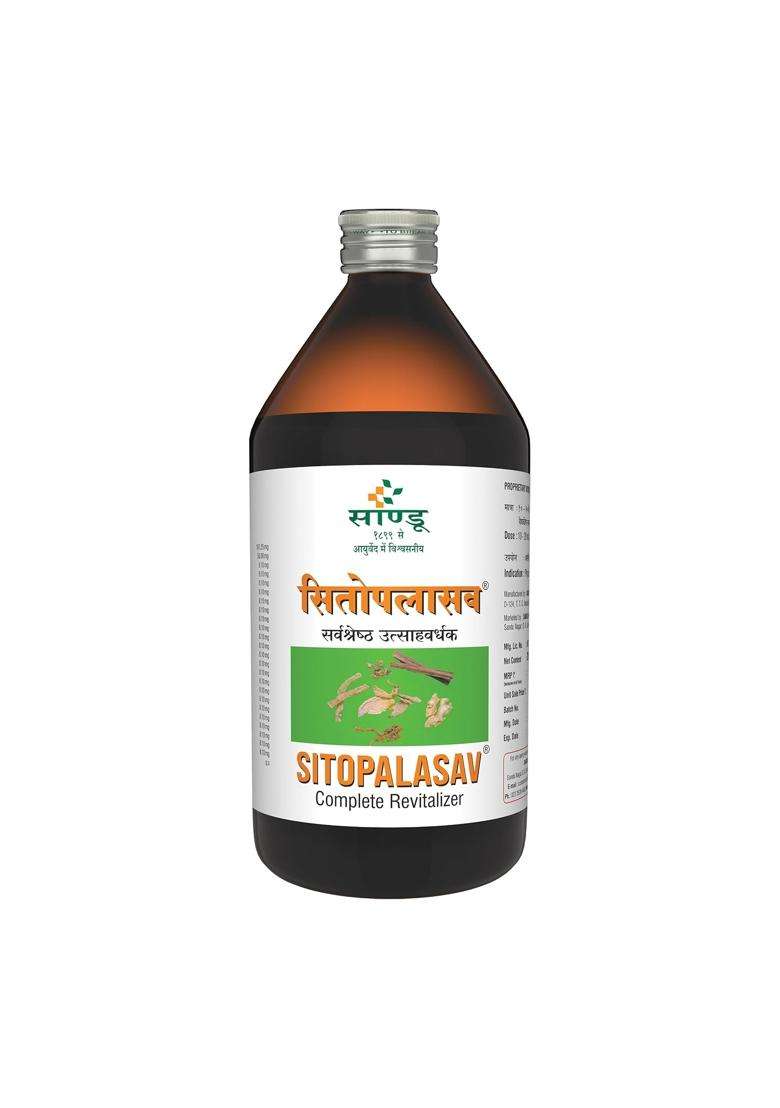 Sandu Sitopalasav (450 ml) | Authentic Ayurvedic Formula | Be Energetic - Indya