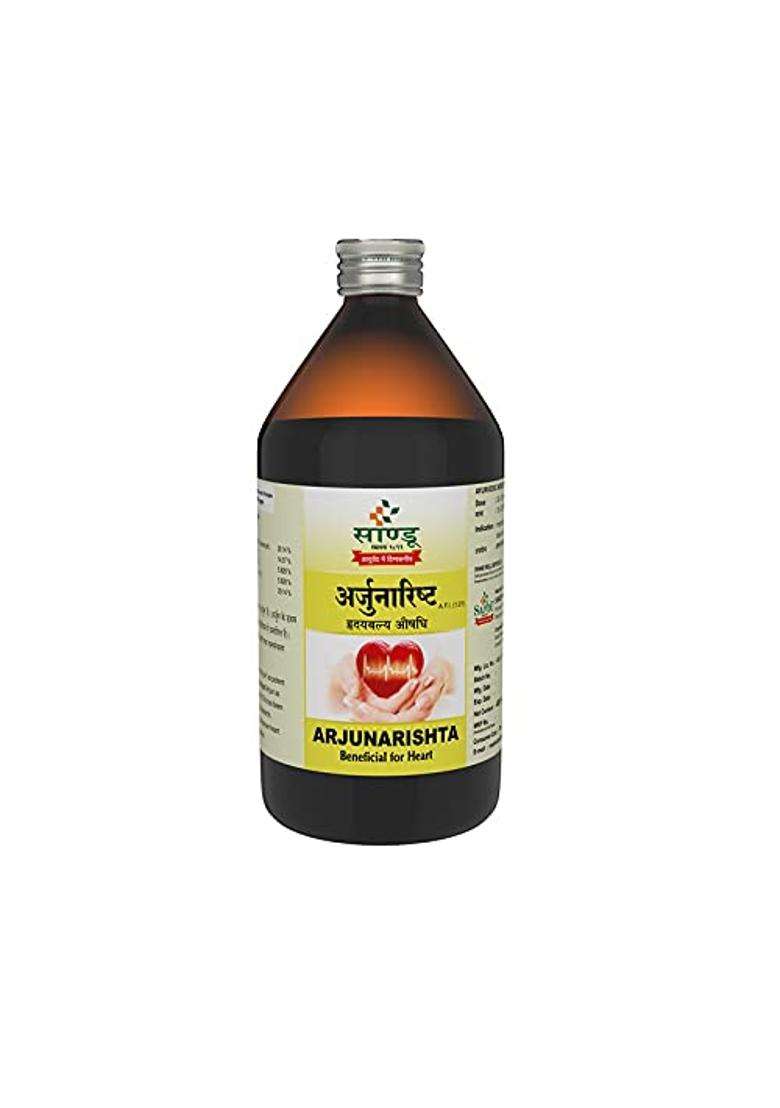 Sandu Arjunarishta (450 ml) | Authentic Ayurvedic Formula - Indya