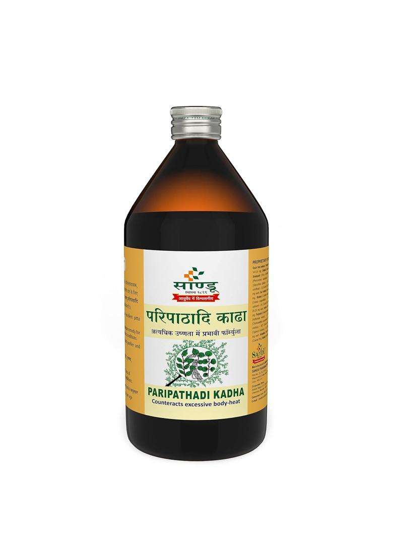 Sandu Paripathadi Kadha Best Tonic For Reducing Heat In The Body (450 Millilitre) - Indya