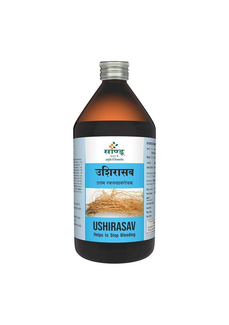 Sandu Ushirasav 450 ml | Authentic Traditional Formula | Ayurvedic Medicine for Urinary Problems - Indya