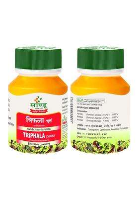 Sandu Triphala Churna 100 g (Pack of 2) | Authentic Ayurvedic Formula
