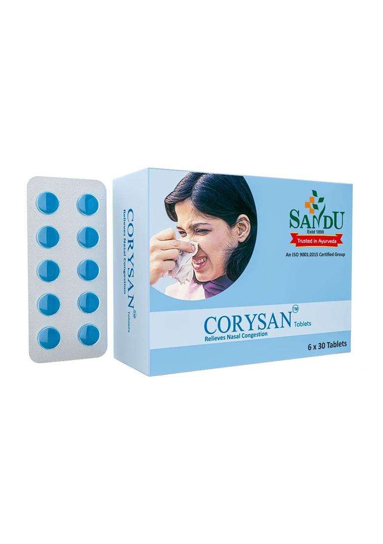 Sandu Corysan 180 Tabs (6 x 30 Tabs) - Indya