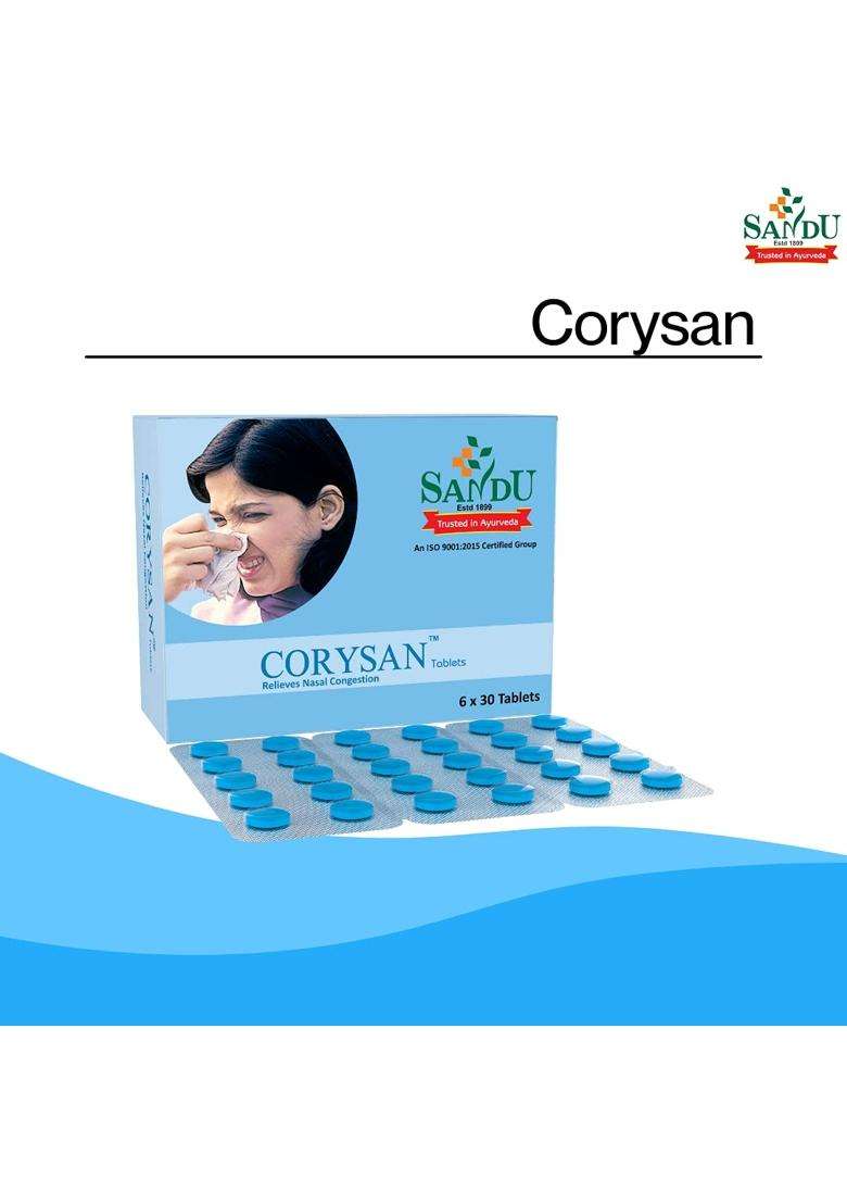 Sandu Corysan 180 Tabs (6 x 30 Tabs) - Indya