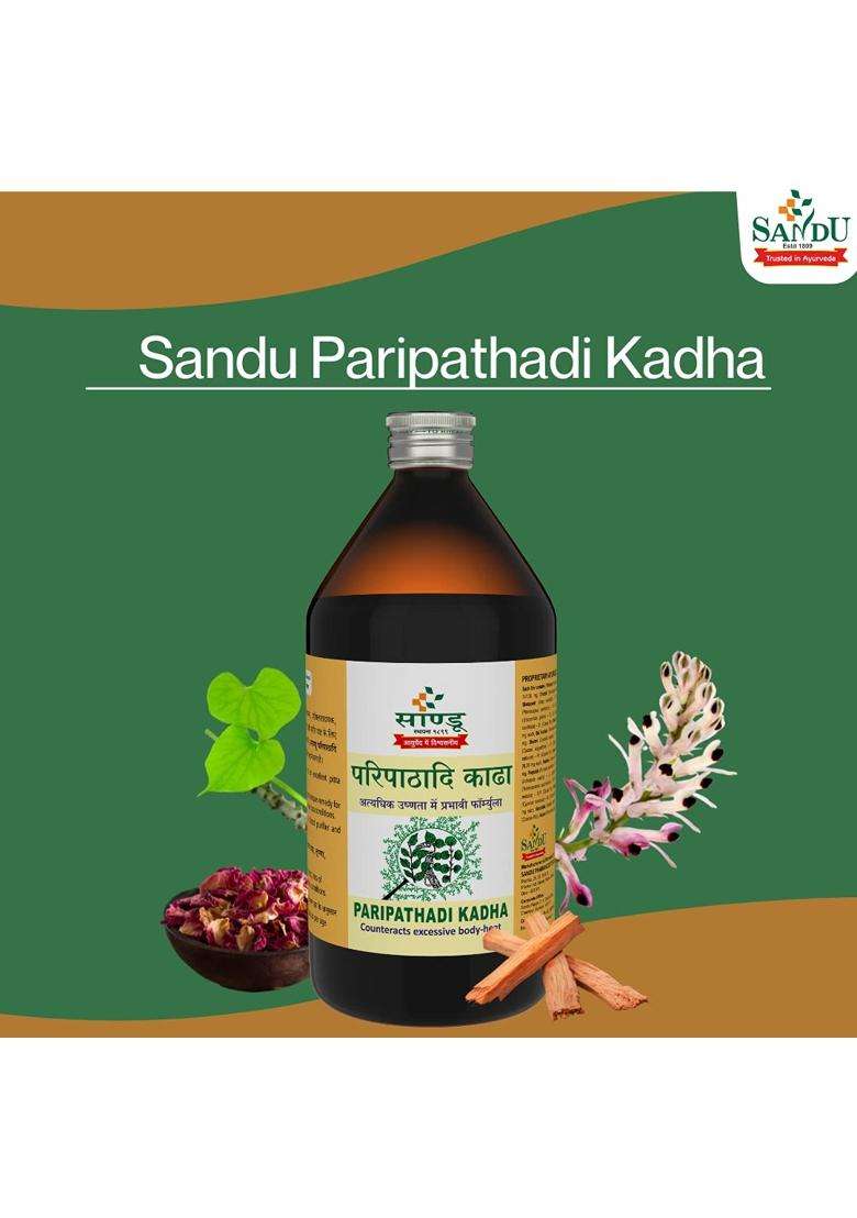 Sandu Paripathadi Kadha (200 millilitre) | Best Tonic for Reducing Heat in the Body - Indya