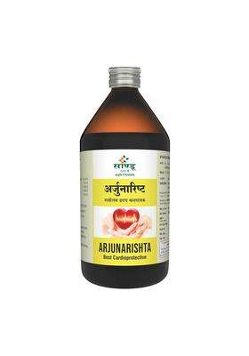 Sandu Arjunarishta Syrup (450 ml) | Authentic Traditional Formula | Ayurvedic Medicine | Benefits for the Healthy Heart