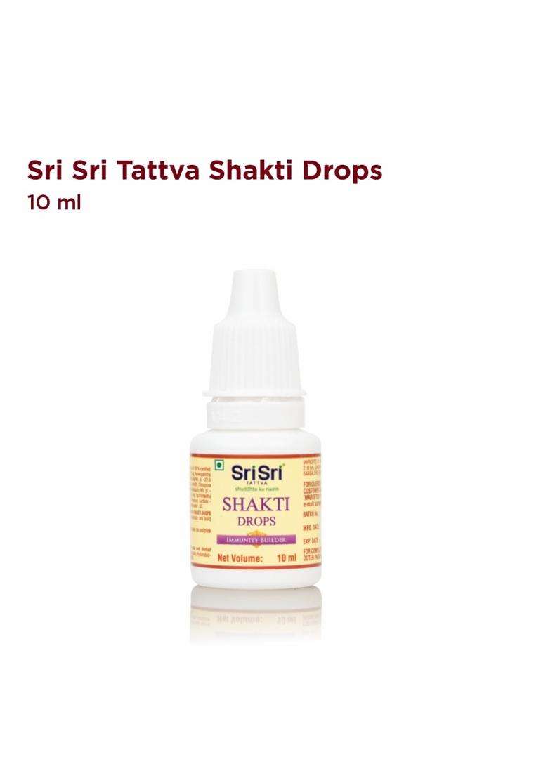 Sri Sri Tattva Shakti Drops 10 ml | Authentic Traditional Formula - Indya
