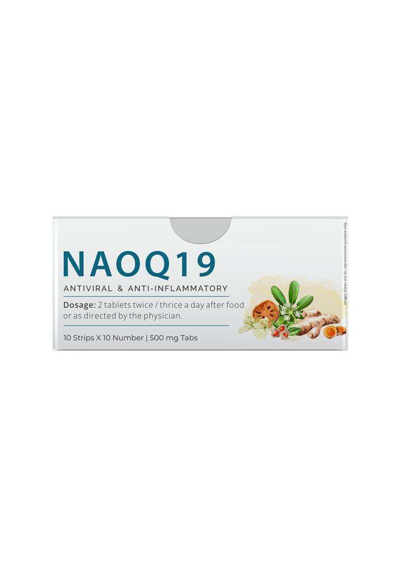 Sri Sri Tattva NAOQ19 Ayurvedic Tablets 500mg | Authentic Traditional Formula | Ayurvedic Proprietary Formula with 19 Herbal Ingredients - Indya