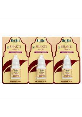 Sri Sri Tattva Shakti Drops 10 ml (Pack of 3) | Authentic Traditional Formula | Ayurvedic Immunity Booster For Adults & Kids