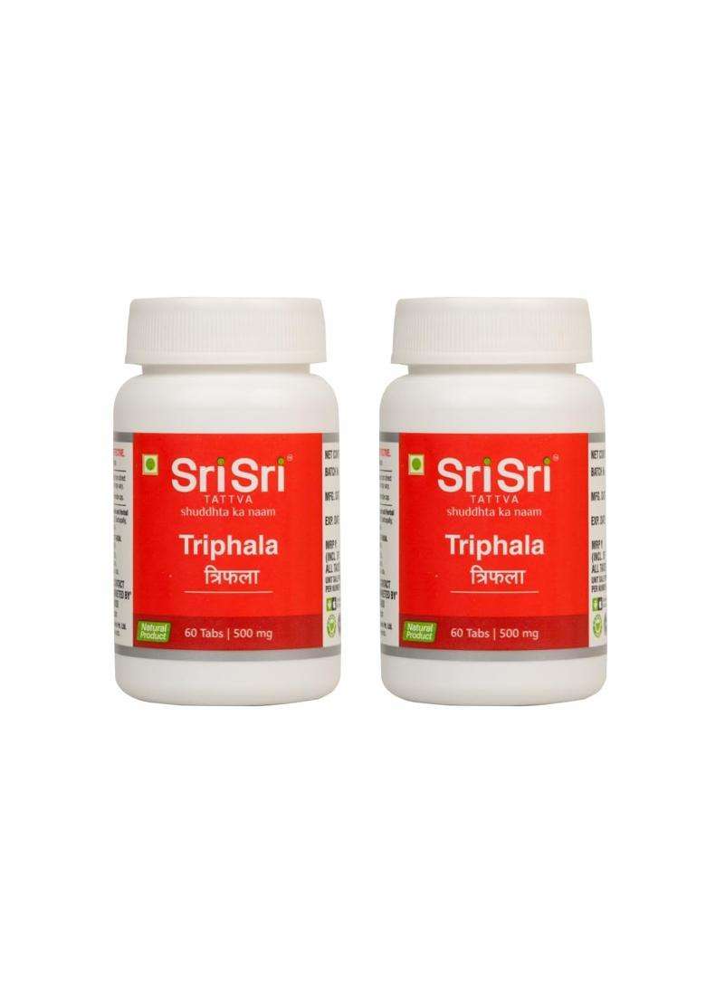Sri Sri Tattva Triphala 500Mg Tablet (Pack of 2) | 60Count - Indya