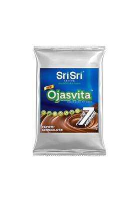 Sri Sri Tattva Chocolate Ojasvita 1kg Foil Pack | For Sharp Mind and Healthy Body | Milk Mix | Goodness of 7 Herbs | Immunity Booster