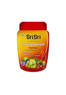 Sri Sri Tattva Herbal Chyawanprash 1 kg | Authentic Traditional Formula | Ayurvedic Immunity Booster with Amla, 40+ Herbs | Boosts Strength & Stamina