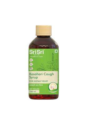 Sri Sri Tattva Kasahari Cough Syrup 100 ml | Authentic Traditional Formula | Throat & Respiratory Comfort | Kantakari Vasa Tulasi Yastimadhu