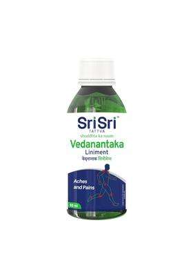 Sri Sri Tattva Vedanantaka Liniment 60 ml | Authentic Traditional Formula | Fast-Acting Ayurvedic Pain Relief Oil for Minor Aches & Body Pain