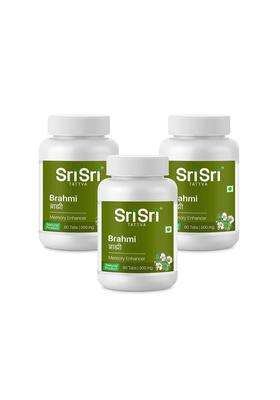 Sri Sri Tattva Brahmi 500Mg Tablet, 60 Count (Pack of 3)