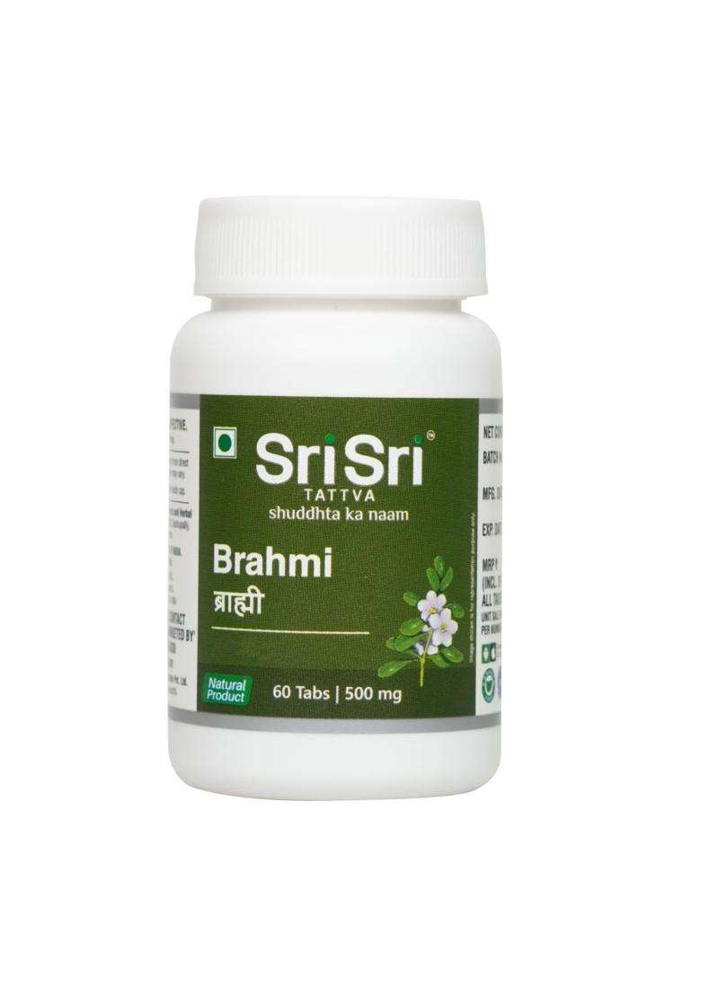 Sri Sri Tattva Brahmi 500Mg Tablet, 60 Count (Pack of 3) - Indya