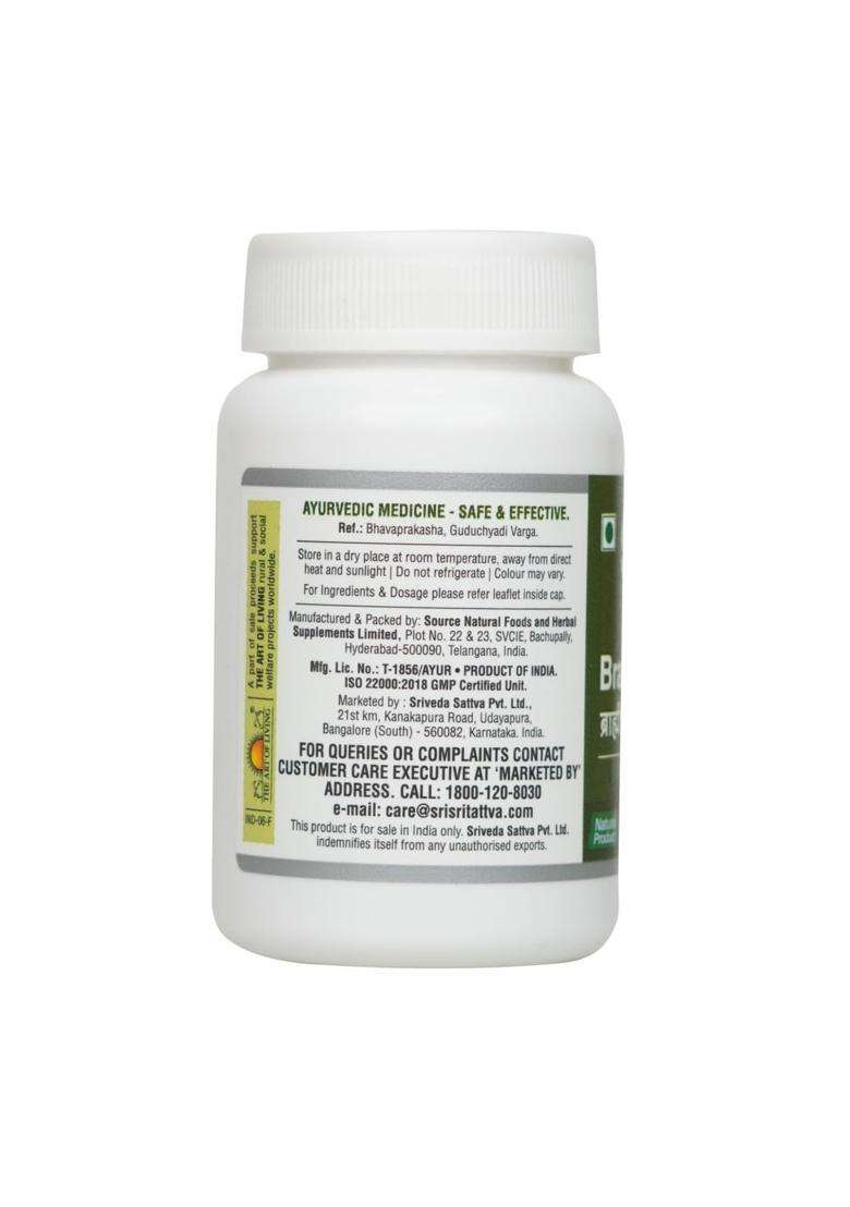 Sri Sri Tattva Brahmi 500Mg Tablet, 60 Count (Pack of 3) - Indya