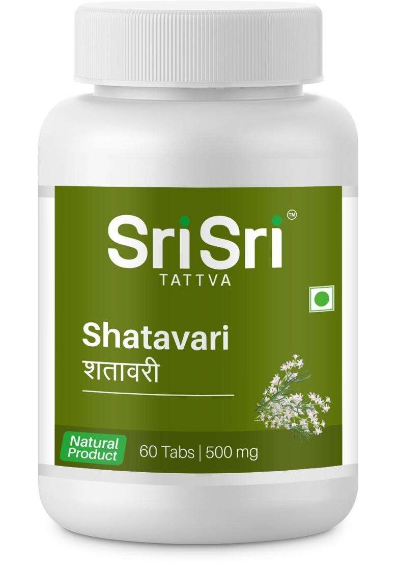 Sri Sri Tattva Shatavari tablet 500mg, 60Tab - Indya