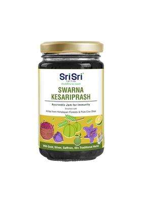Sri Sri Tattva Swarna Kesariprash 450 g | Authentic Traditional Formula | Ayurvedic Immunity & Vitality Booster Jam | For All Ages