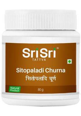 Sri Sri Tattva Sitopaladi Churna, 80 g | Authentic Ayurvedic Formula