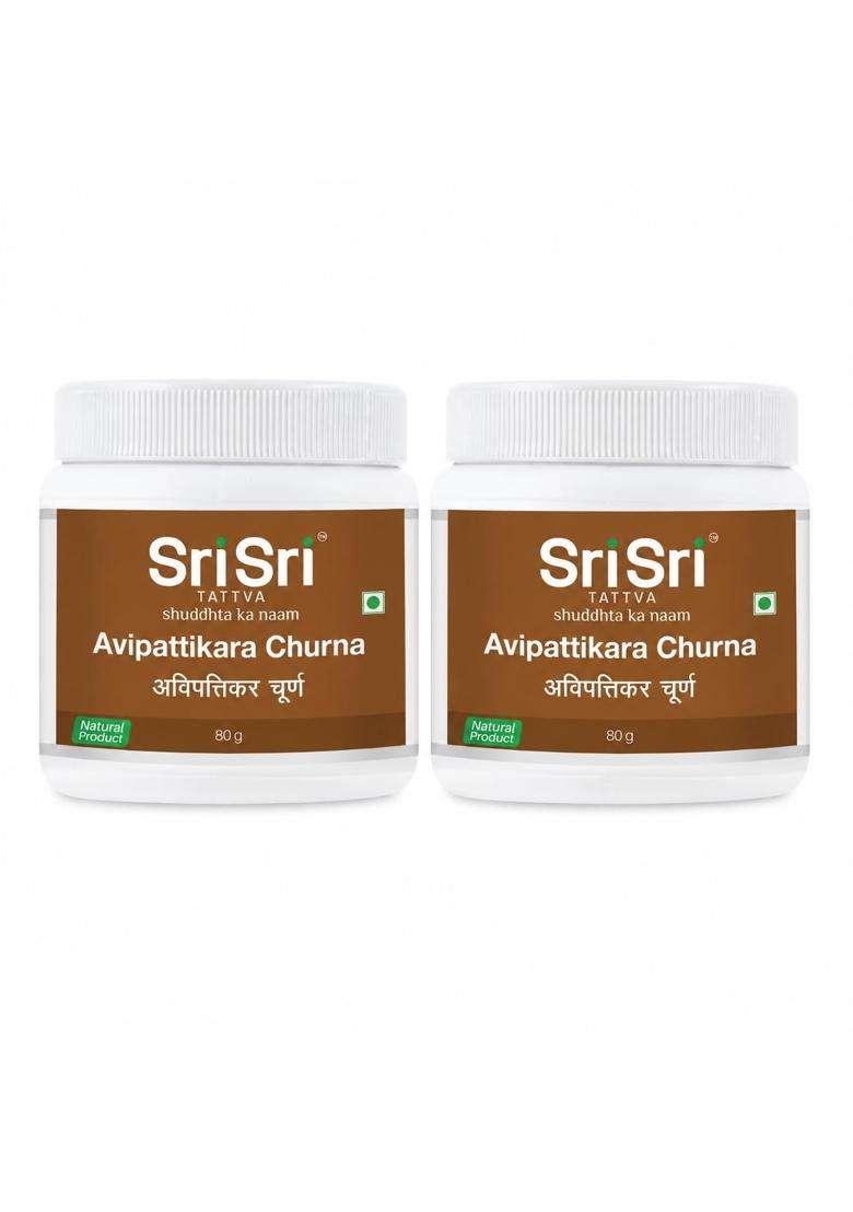Sri Sri Tattva Avipattikara Churna 80 g (Pack of 2) | Authentic Ayurvedic Formula | Acidity, Digestion & Digestive Wellness - Indya