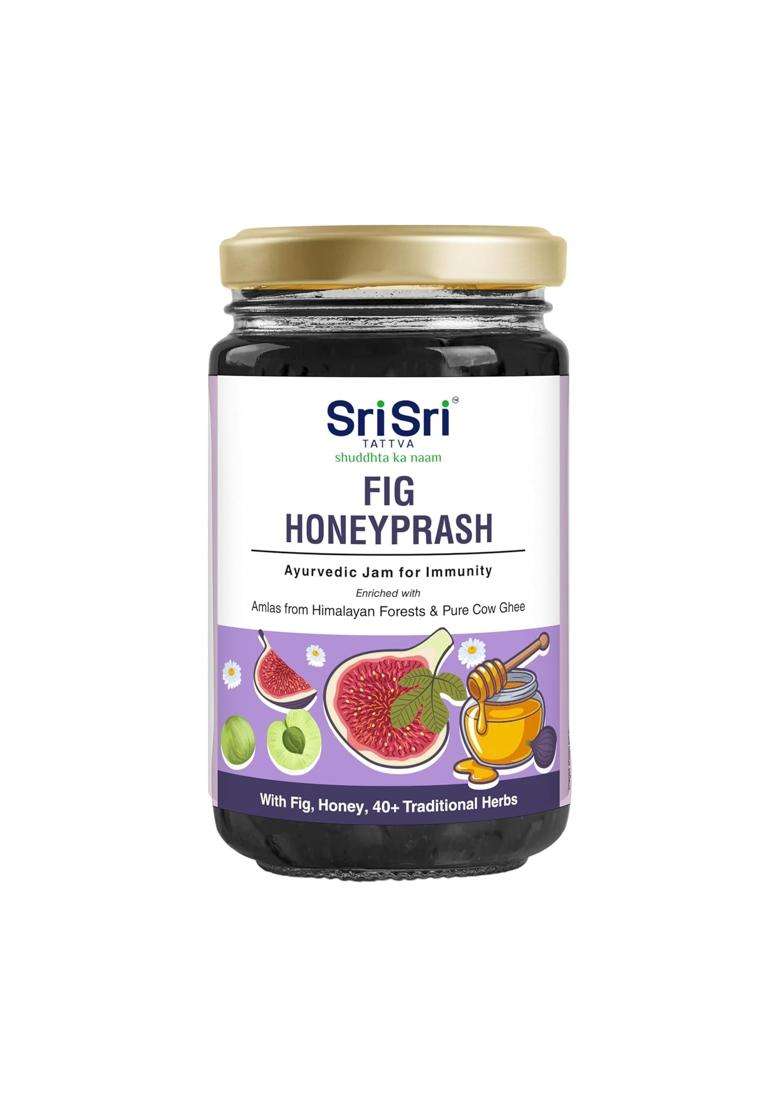 Sri Sri Tattva Fig Honeyprash 450g | Authentic Traditional Formula | Digestive Immunity & Daily Wellness Support | Fig Anjeer Honey Amla - Indya