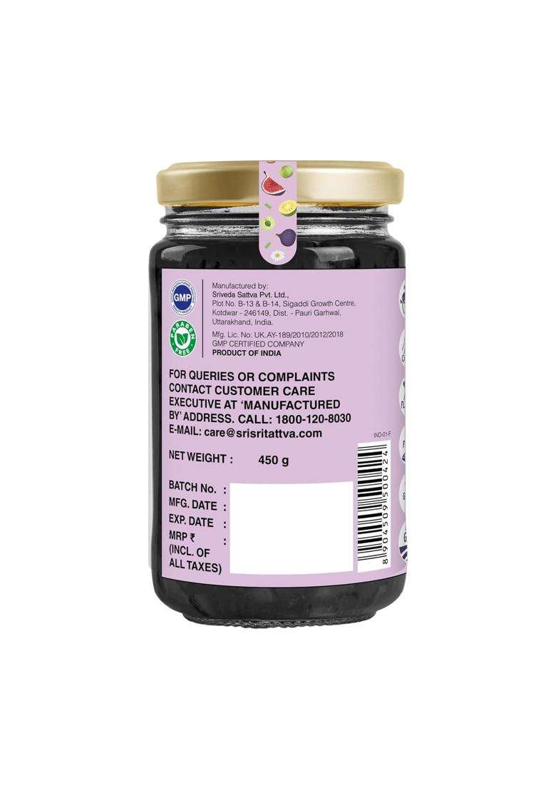 Sri Sri Tattva Fig Honeyprash 450g | Authentic Traditional Formula | Digestive Immunity & Daily Wellness Support | Fig Anjeer Honey Amla - Indya