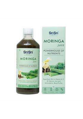 Sri Sri Tattva Moringa Juice 1 Litre | Natural Detox | Supports Weight Loss | No Added Sugar | Rich in Vitamin A,C,B,Calcium,Iron | Antioxidants
