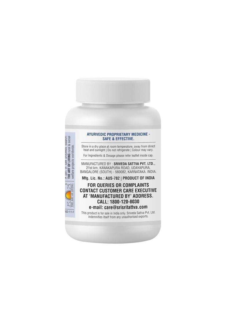 Sri Sri Tattva Oorja Forte Anti Fatigue, 60 Tabs (Pack of 2) | 500mg - Indya
