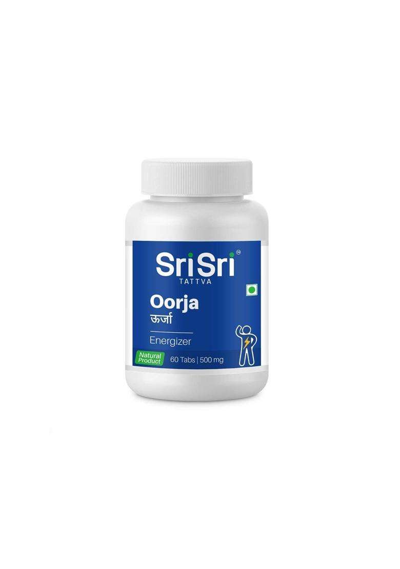 Sri Sri Tattva Oorja Forte Anti Fatigue, 60 Tabs | 500mg - Indya