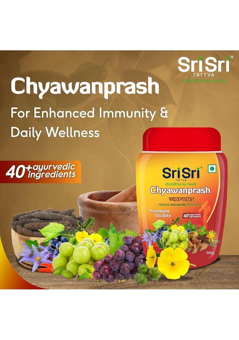 Sri Sri Tattva Chyawanprash 500g | Authentic Traditional Formula - Indya