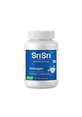 Sri Sri Tattva Immugen Tablets 60 Tablets | Natural Herbal Care | Immunity & Respiratory Wellness Support