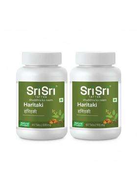 Sri Sri Tattva Haritaki Tablets 500mg (60 Tablets) (Pack of 2)