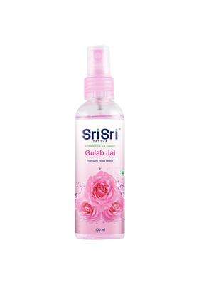 Sri Sri Tattva Gulab Jal Spray 100 ml (Pack of 2) | Pure Rose Water Mist for Hydrated, Glowing Skin | Premium Toner & Cleanser for Soft, Smooth Skin