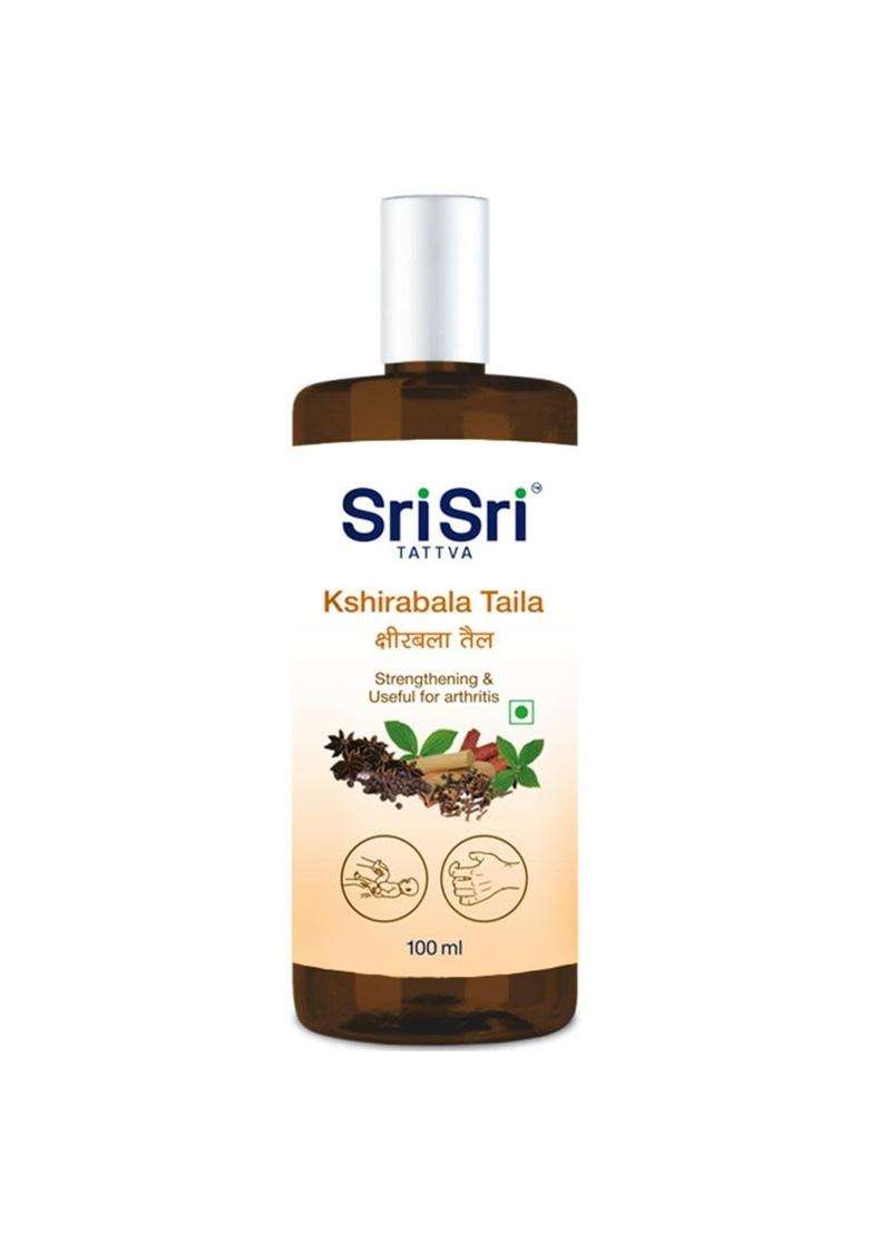 Sri Sri Tattva Kshirabala Taila, 100 ml (Pack of 2) | Authentic Ayurvedic Formula - Indya